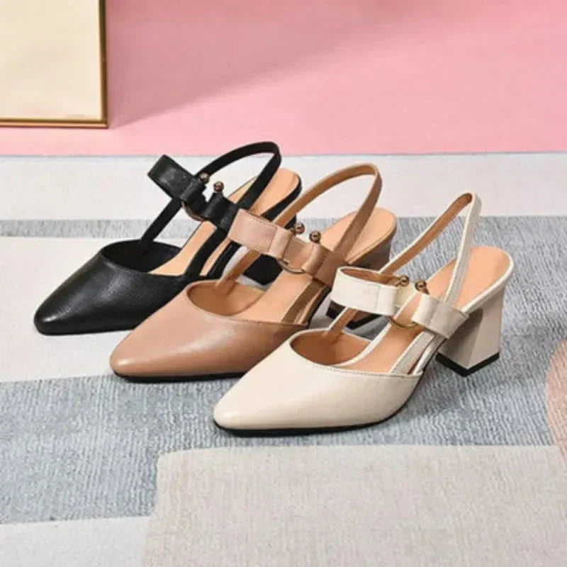 Classic Low Block Heel Mary Jane Shoes