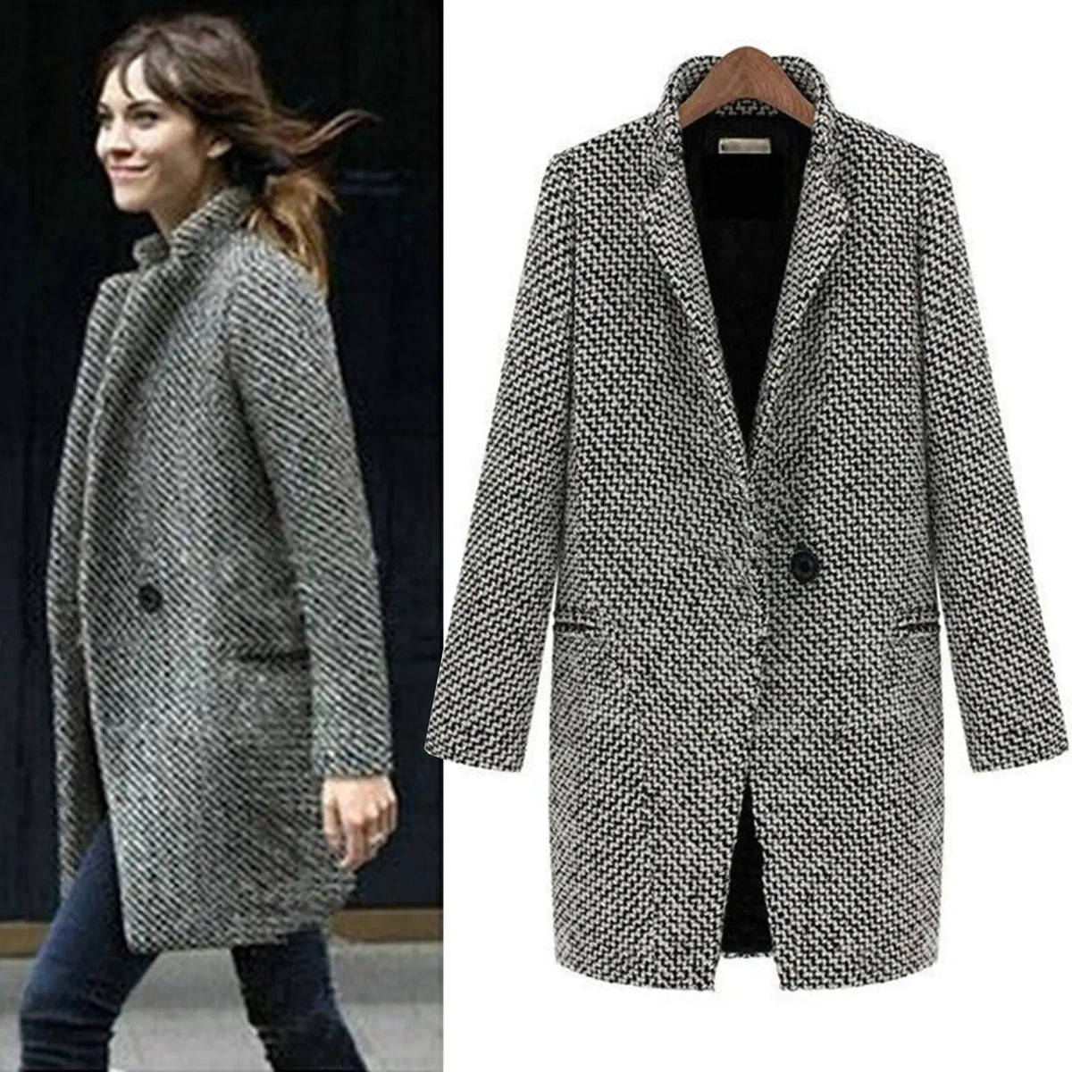 Warm Women's Down Parka Coat