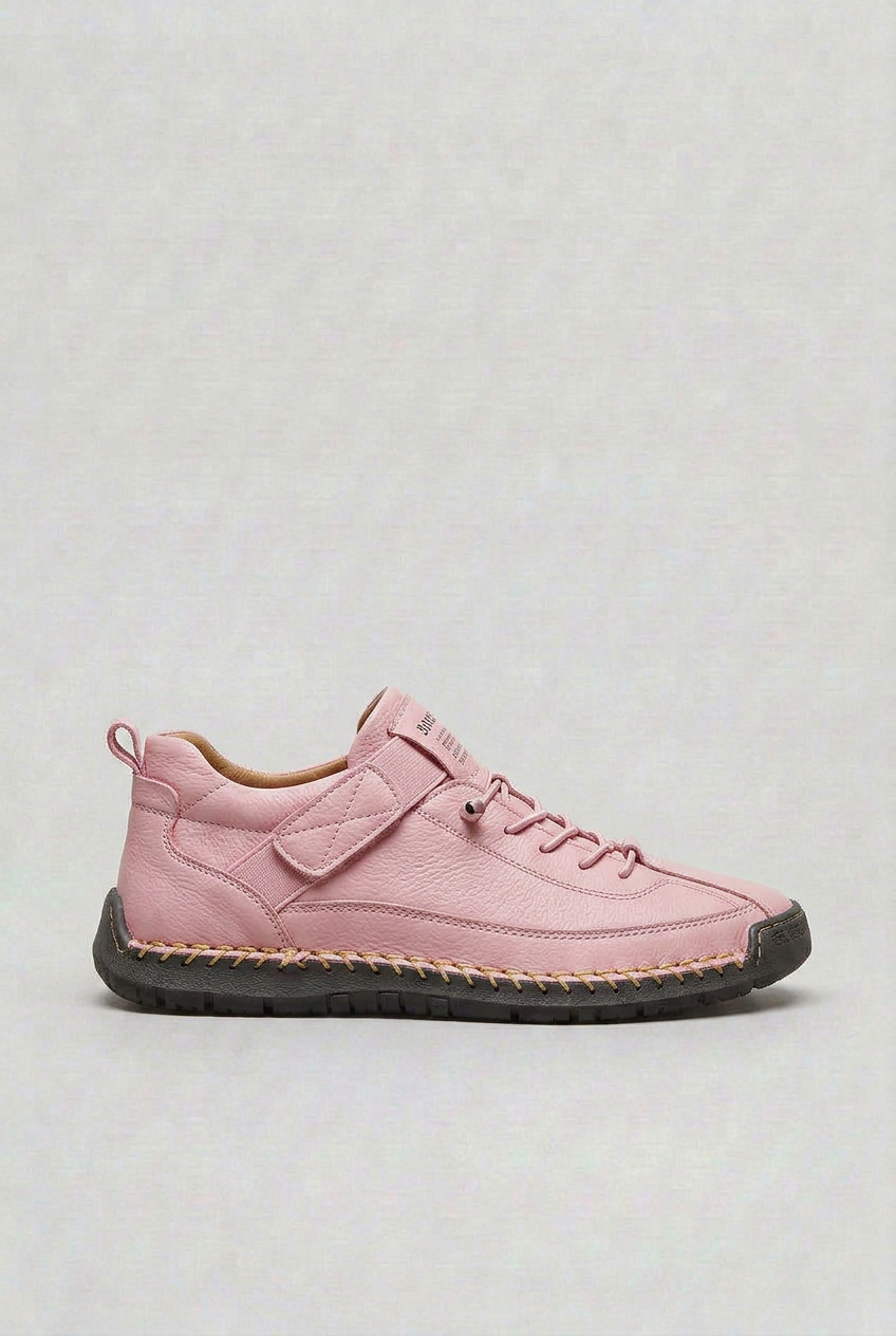 Casual Hook and Loop Strap Sneakers with Lug Outsole