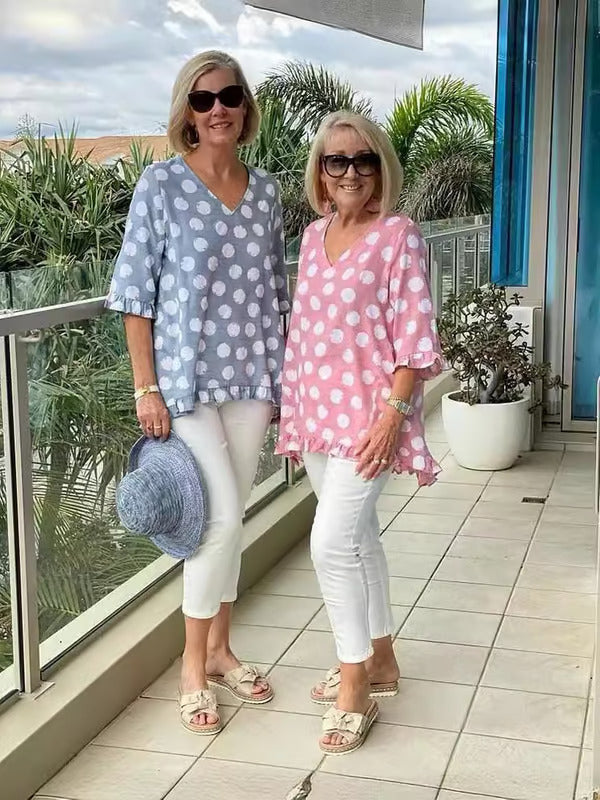 Chic Ladies Dot Blouse