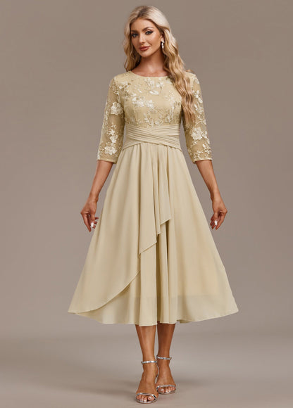 Elegant Floral Cap Sleeve Dress