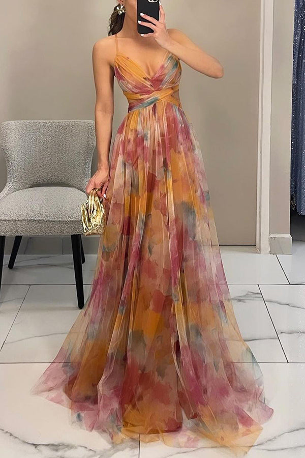 Pretty Women's Floral Long Dress