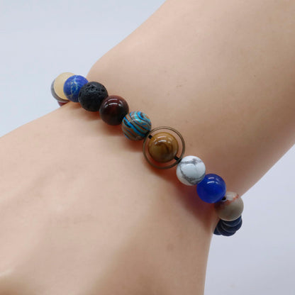 Celestial Planet Charm Bracelet