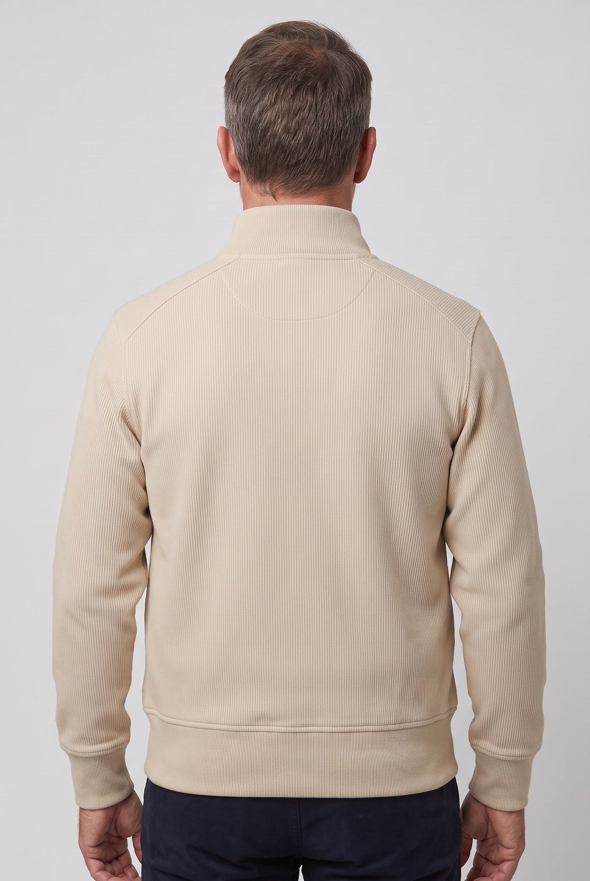 Classic Button Front Stand Collar Jacket