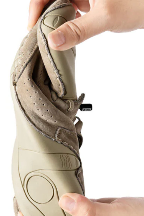 Classic Leather High-Top Lace-Up Shoes with Ankle Strap