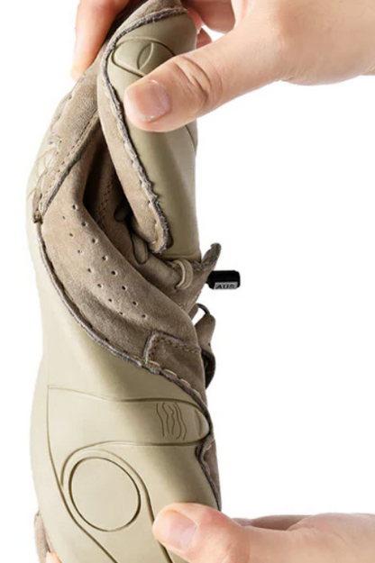 Classic Leather High-Top Lace-Up Shoes with Ankle Strap