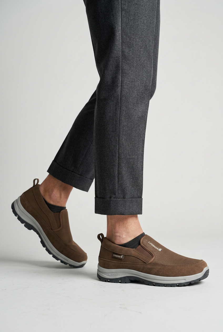 Casual Slip-On Shoes with Cushioned Sole
