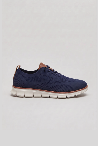 Casual Knit Upper Sneakers with Double Pull Tabs