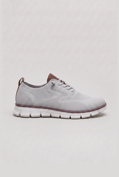 Casual Knit Upper Sneakers with Double Pull Tabs