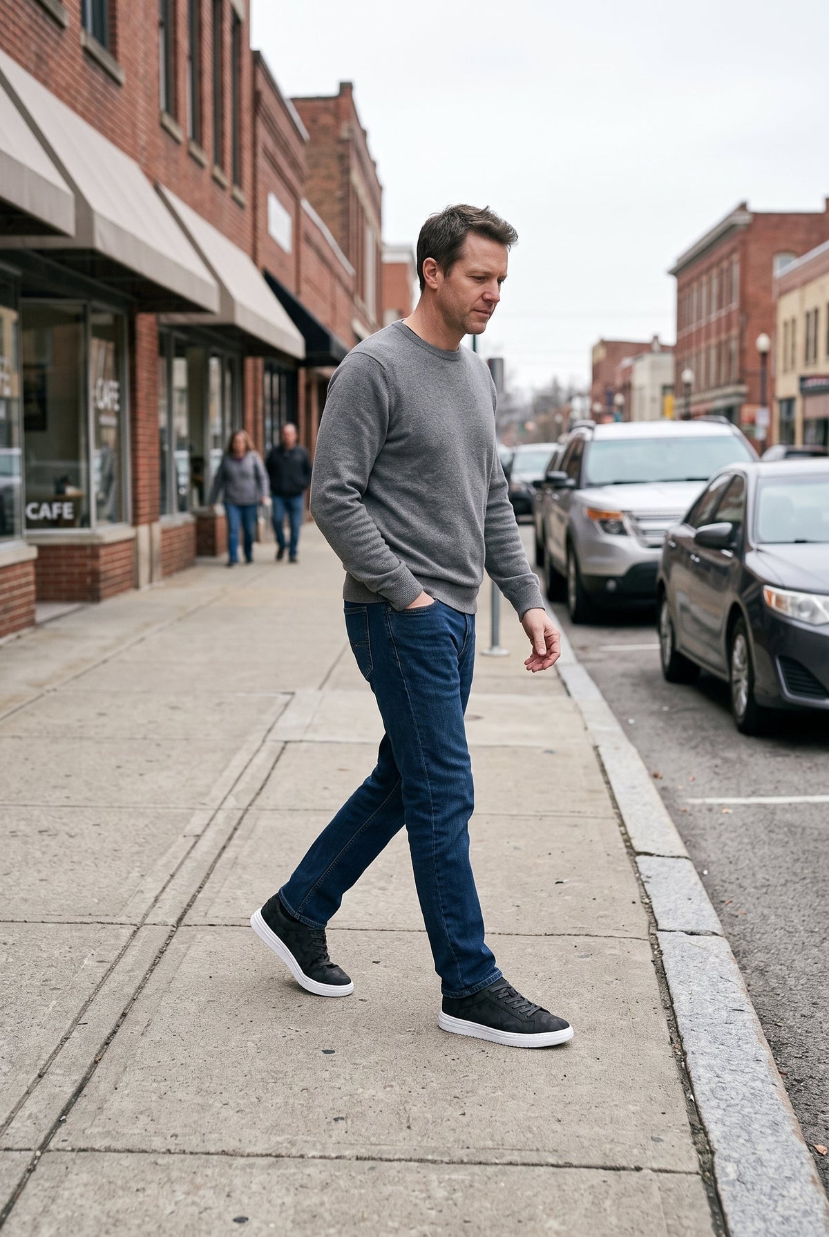Casual Textured Upper Sneakers with Cupsole