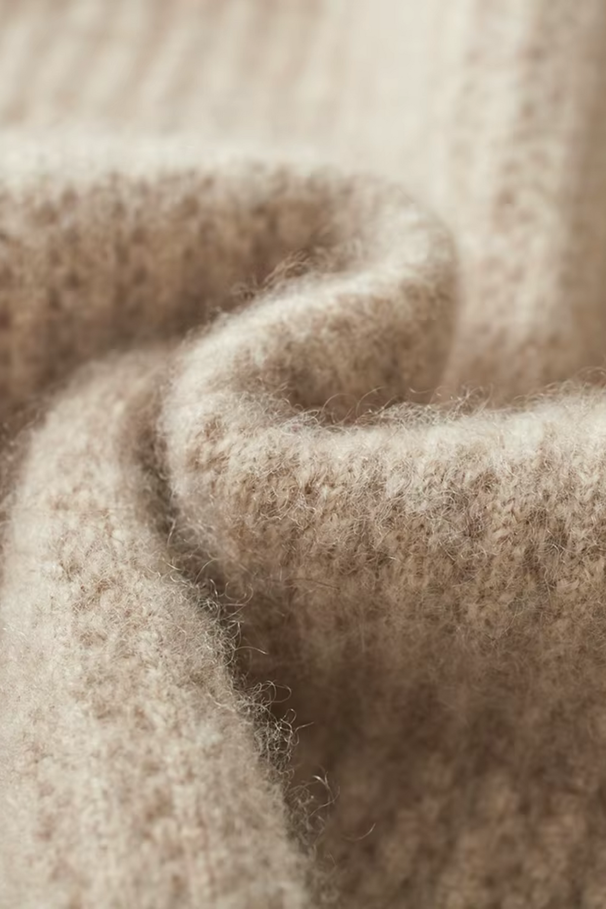 Casual Ribbed Knit Zip Up Hoodie