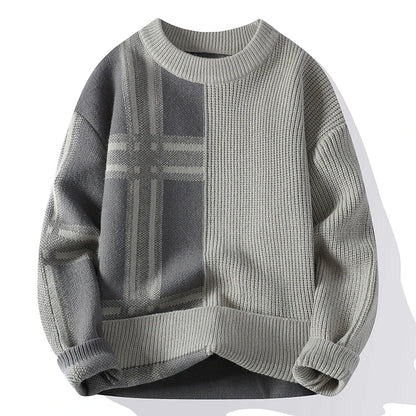 Warm Crew Neck Pullover Sweater