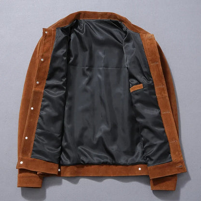 Soft Suede Leather Jacket