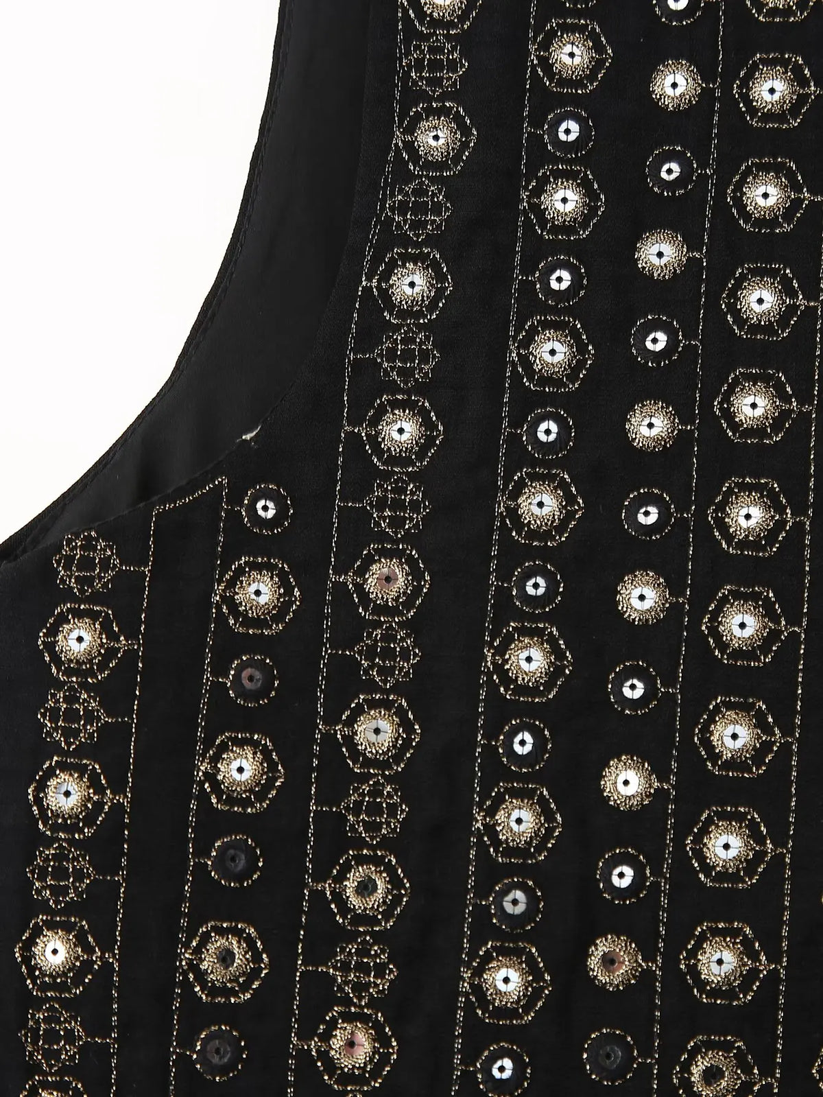 Glittery Embellished Festival Vest