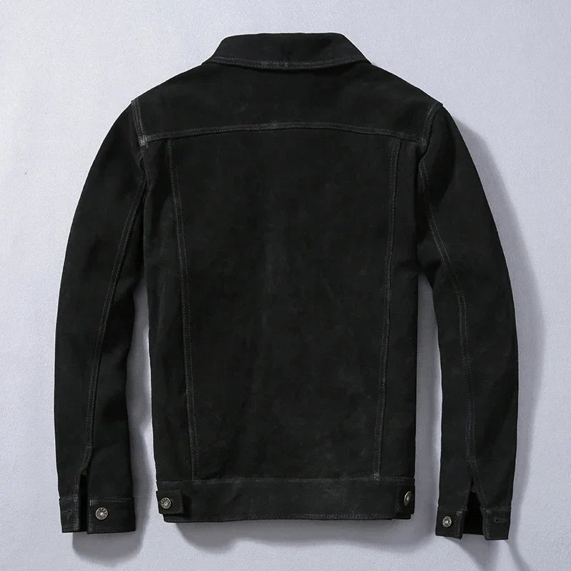 Soft Suede Leather Jacket