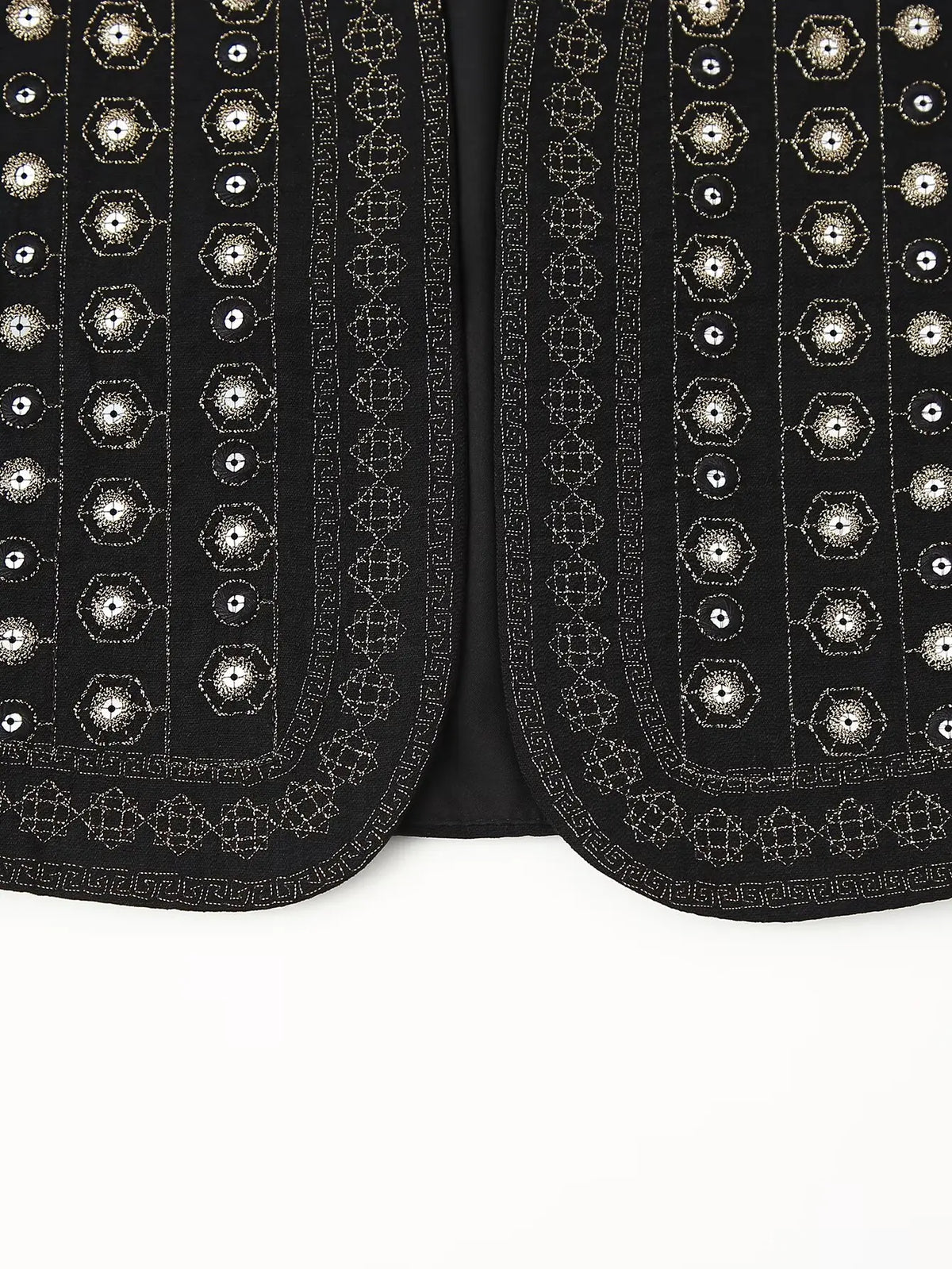 Glittery Embellished Festival Vest