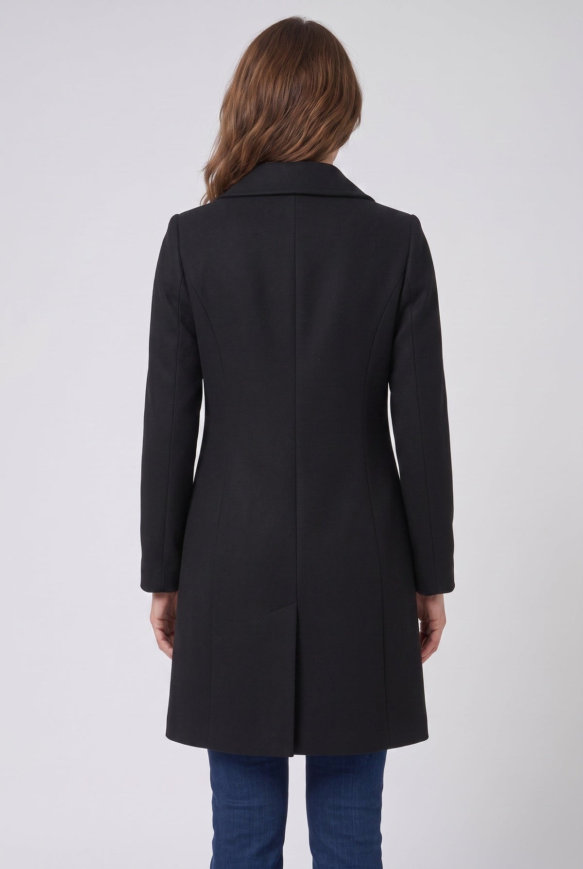 Classic Single Breasted Point Collar Coat