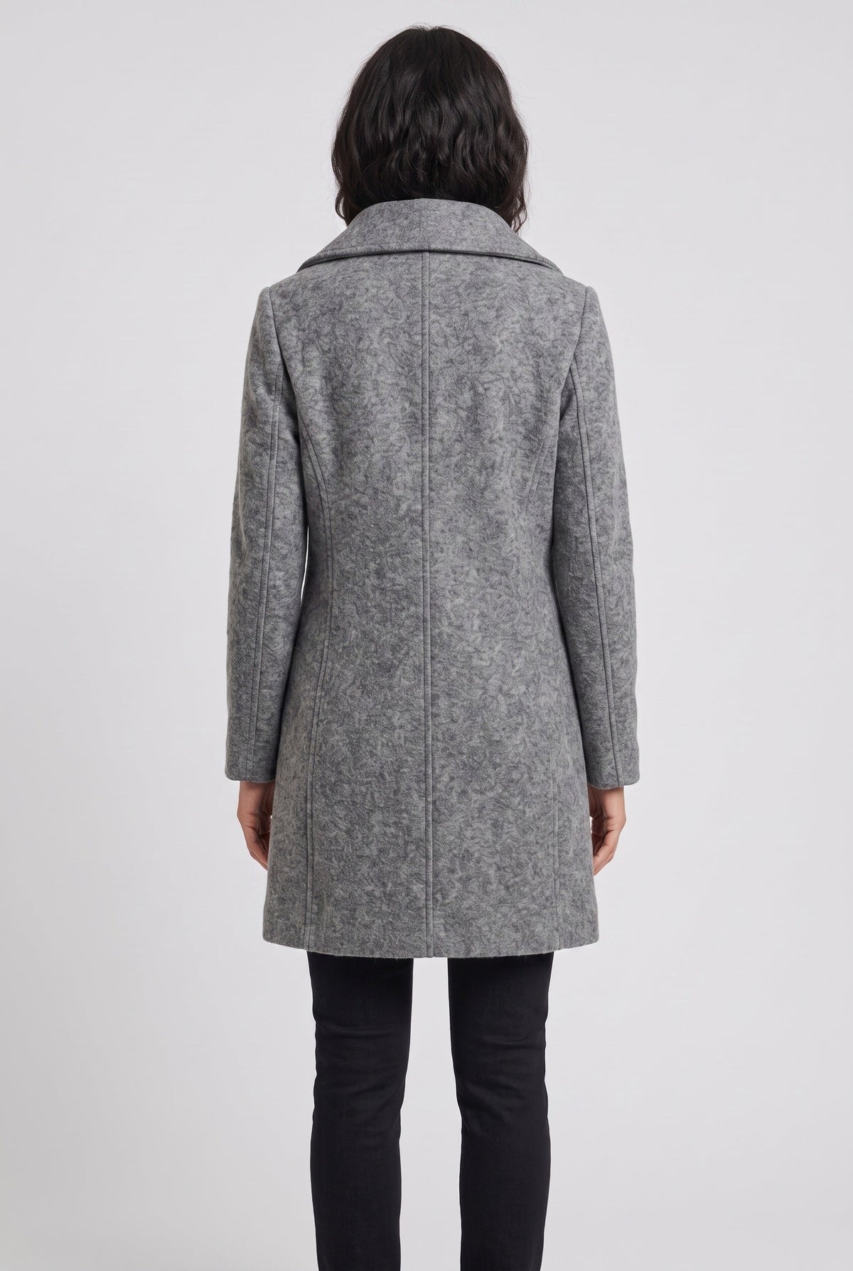 Classic Stand Collar Button Front Coat