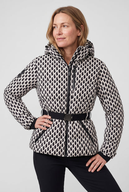 Classic Hooded Belted Waist Puffer Jacket