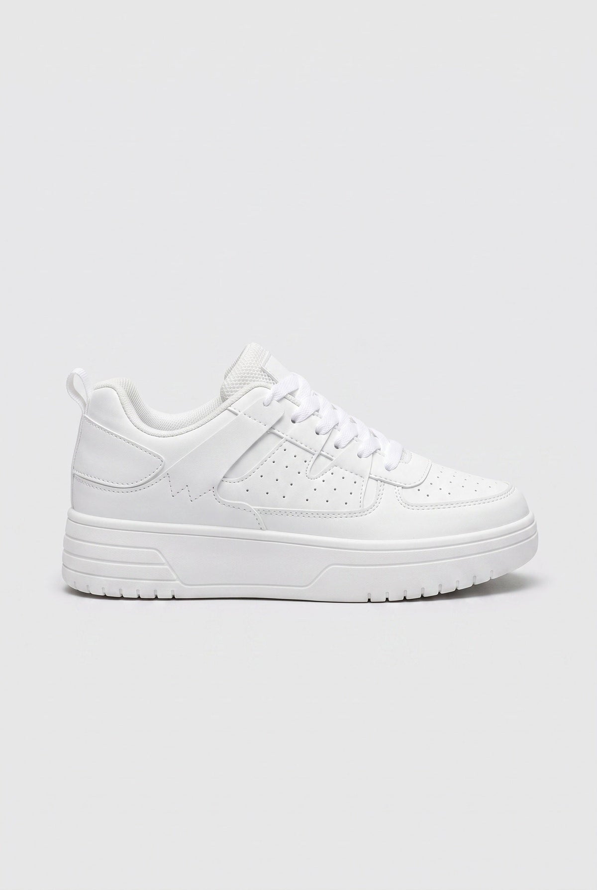 Chunky Sole Color Block Panel Sneakers