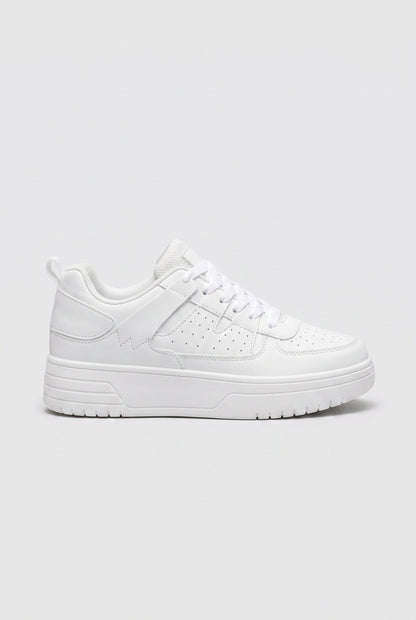 Chunky Sole Color Block Panel Sneakers