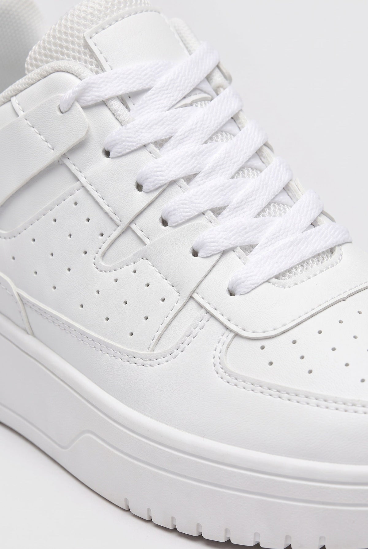 Chunky Sole Color Block Panel Sneakers