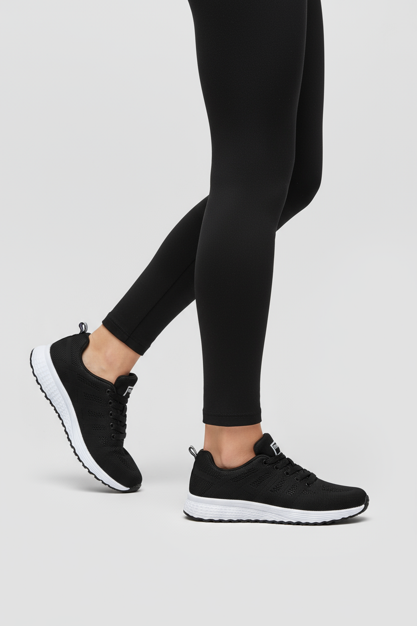 Breathable Knit Sneakers with Flexible Sole