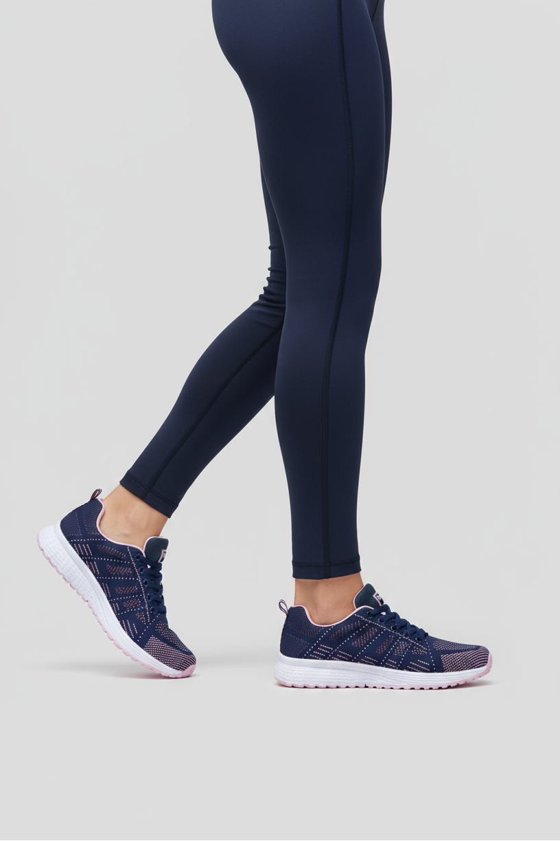 Breathable Knit Sneakers with Flexible Sole