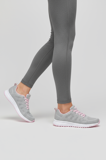 Breathable Knit Sneakers with Flexible Sole