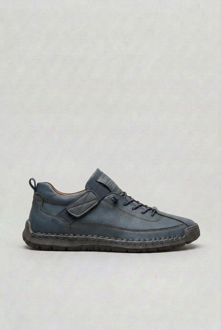 Casual Hook and Loop Strap Sneakers with Lug Outsole