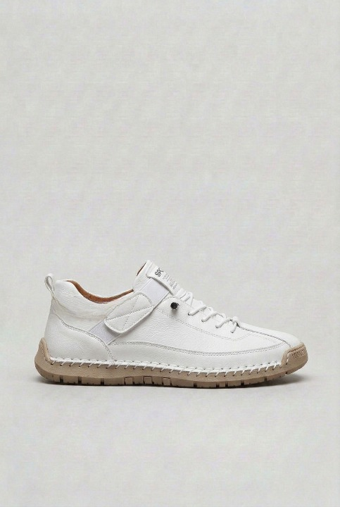 Casual Hook and Loop Strap Sneakers with Lug Outsole
