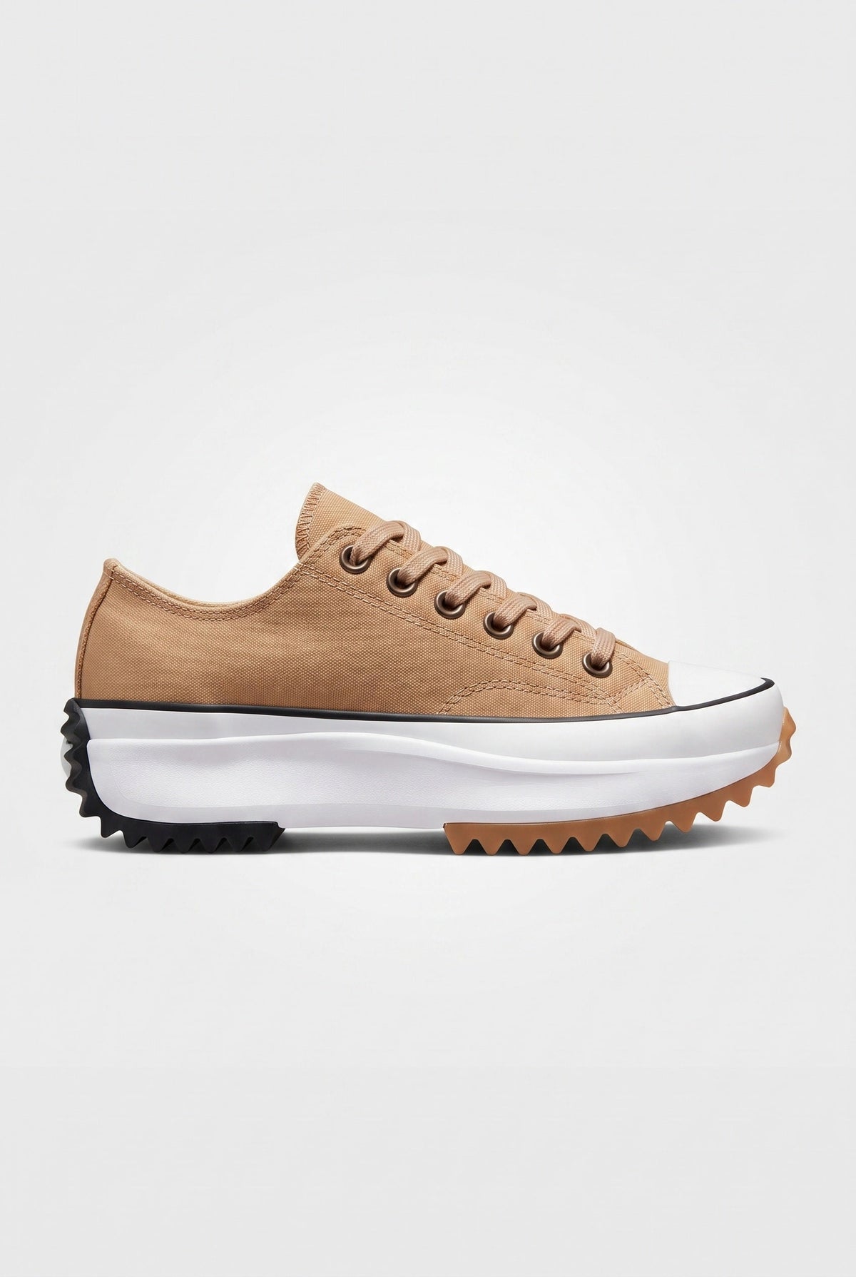Stylish Molded Platform Sneakers with Saw-Tooth Outsole