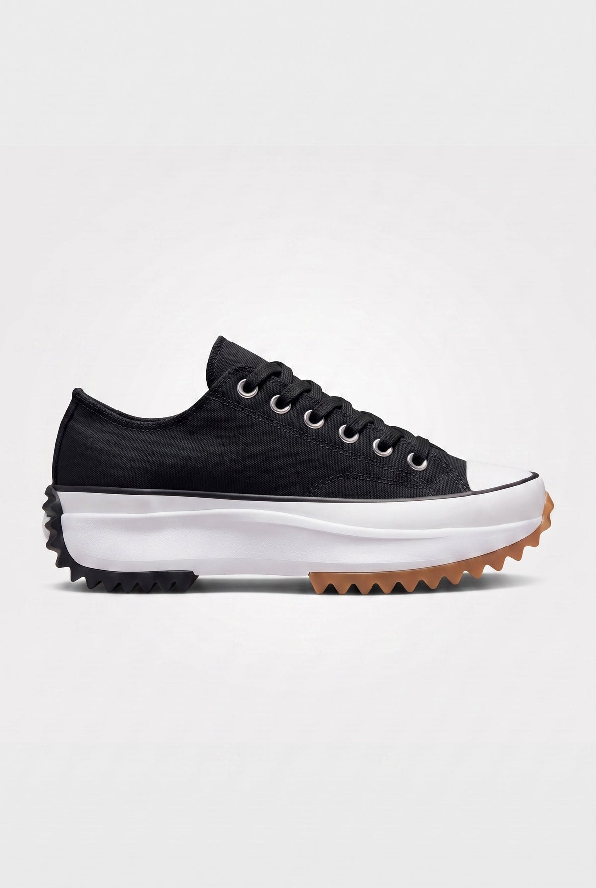 Stylish Molded Platform Sneakers with Saw-Tooth Outsole
