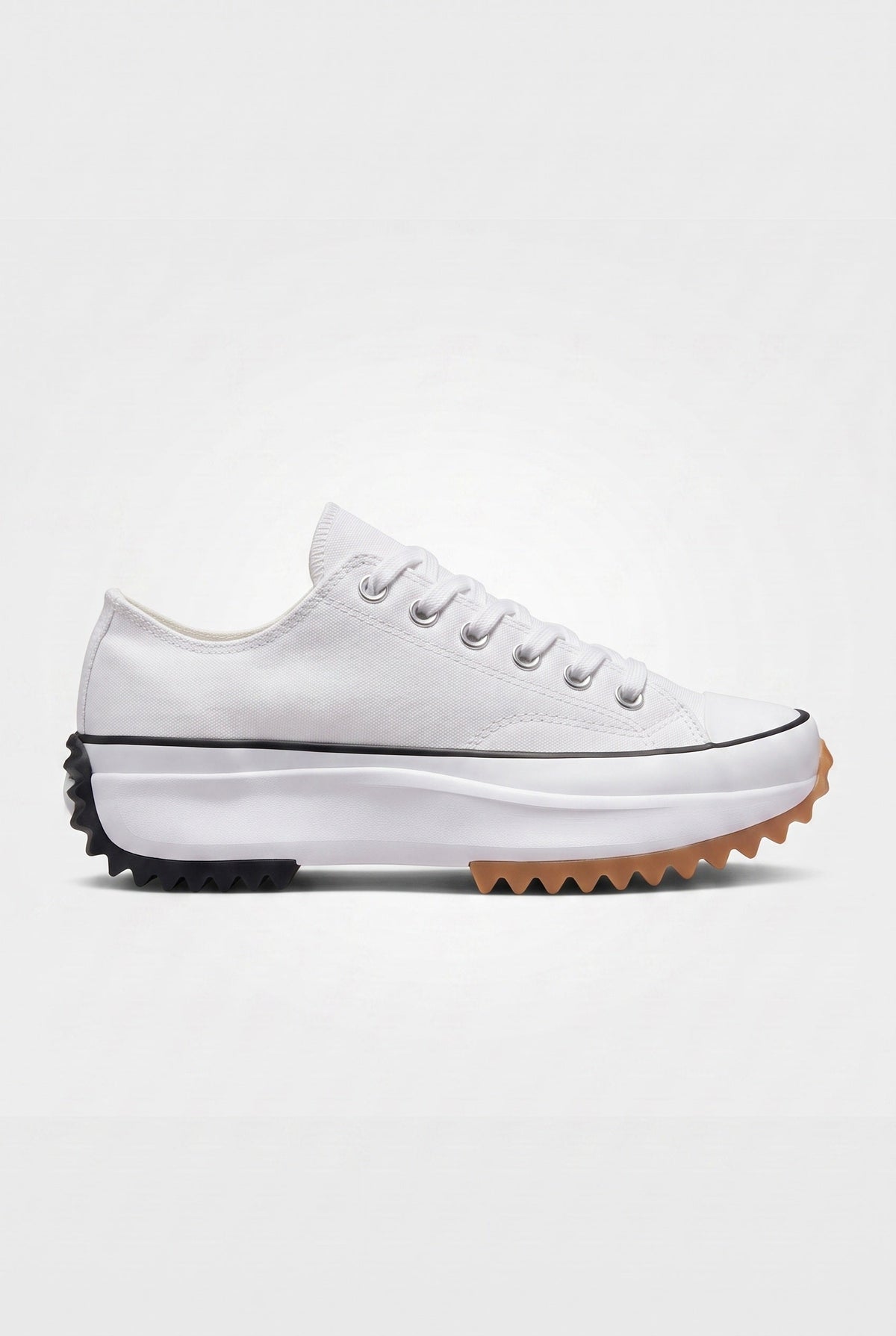 Stylish Molded Platform Sneakers with Saw-Tooth Outsole