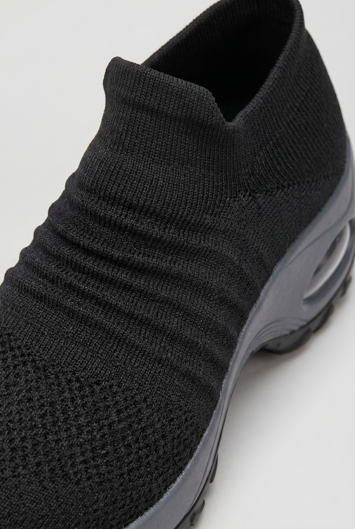 Casual Knit Sock Slip-On Sneakers with Contoured Midsole