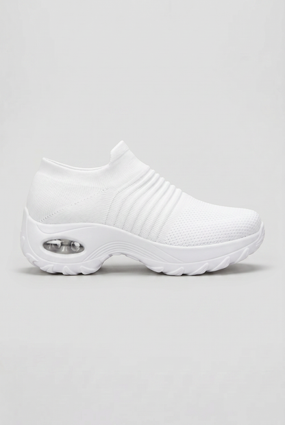 Casual Knit Sock Slip-On Sneakers with Contoured Midsole