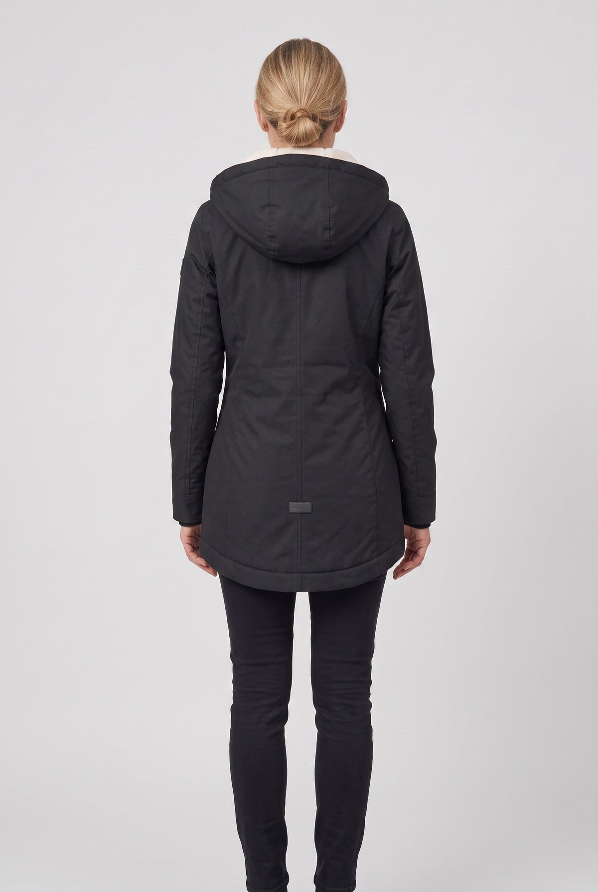 Casual Zip Front Fleece-Lined Winter Jacket