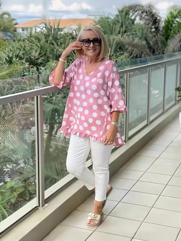 Chic Ladies Dot Blouse