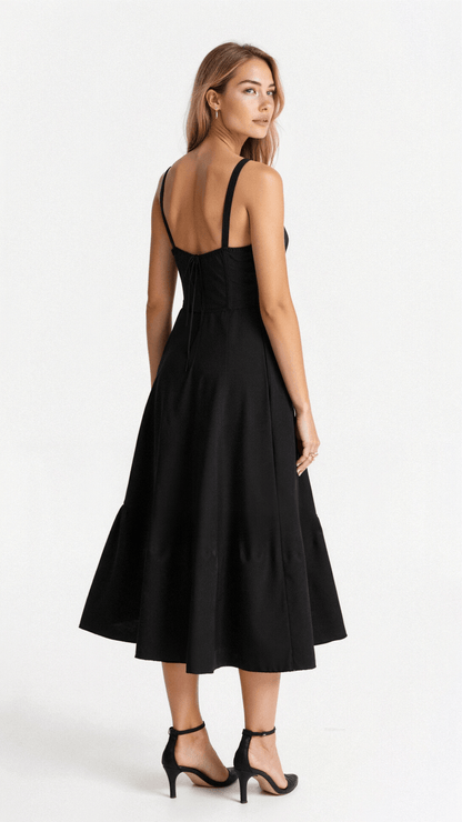 Slim-Fit Fit Women's Waist Dress