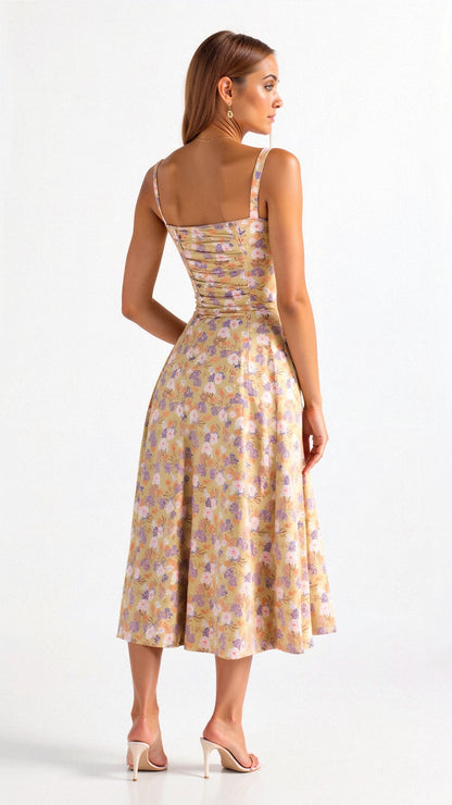 Slim-Fit Fit Women's Waist Dress