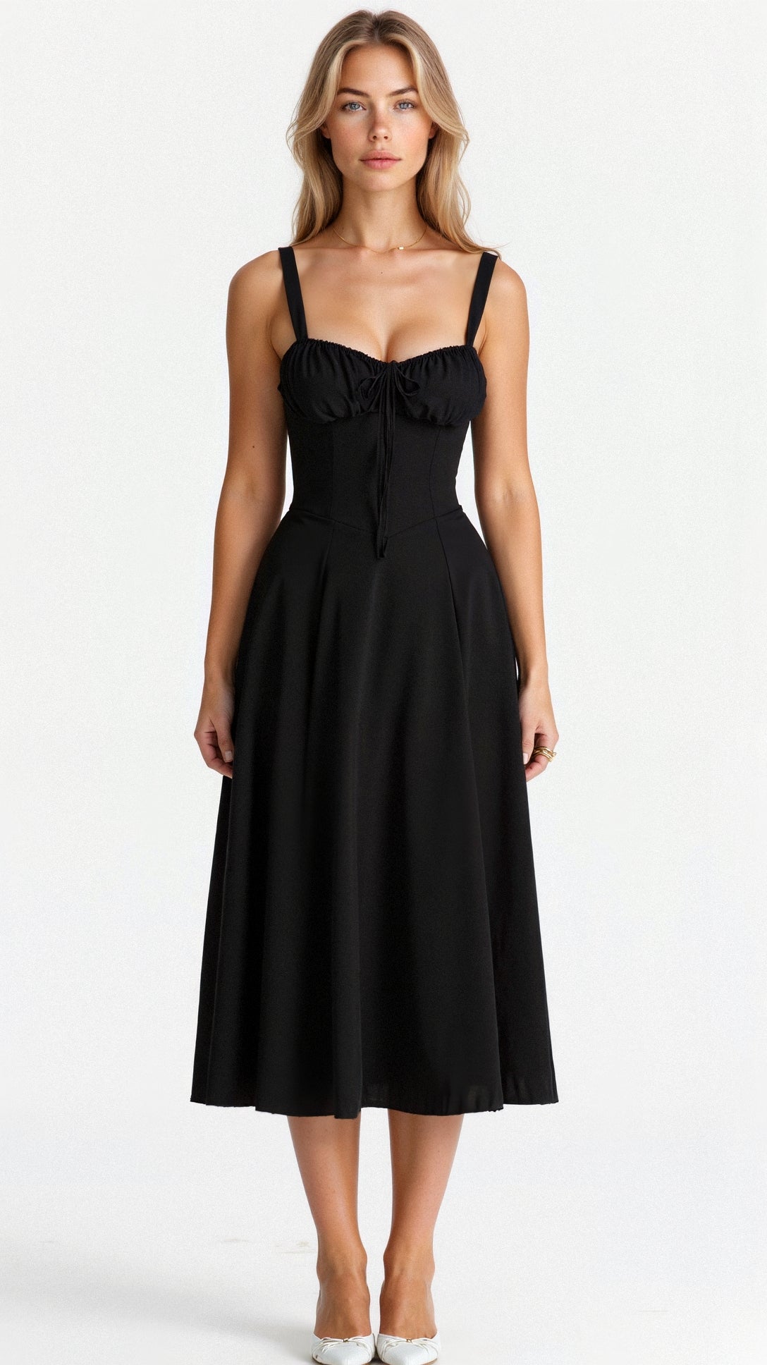 Slim-Fit Fit Women's Waist Dress